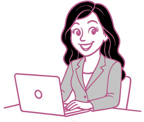 secrétaire-pc-portable-bureau